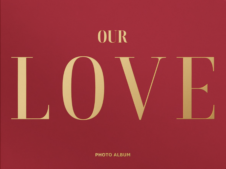 Фотоальбом A4 «Our love» красный Фотоальбом A4 «Our love» красный