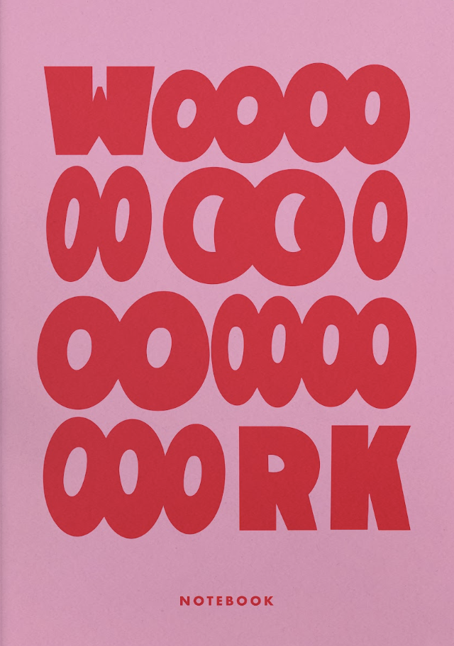 Блокнот «WOOOOOORK» рожевий Блокнот «WOOOOOORK» рожевий