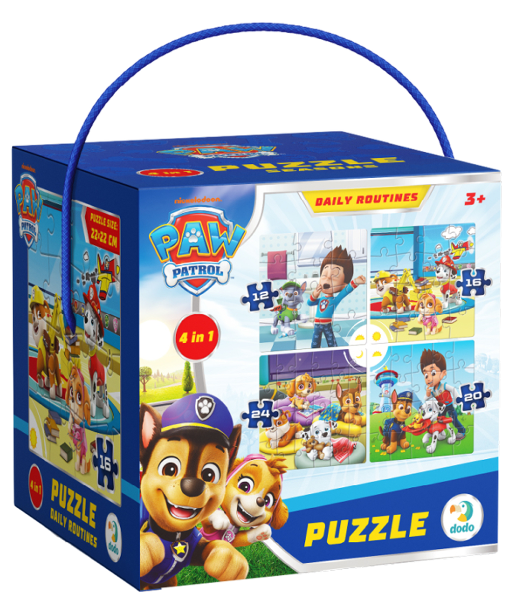Пазл 4 в 1 Paw Patrol. Розпорядок дня Пазл 4 в 1 Paw Patrol. Розпорядок дня
