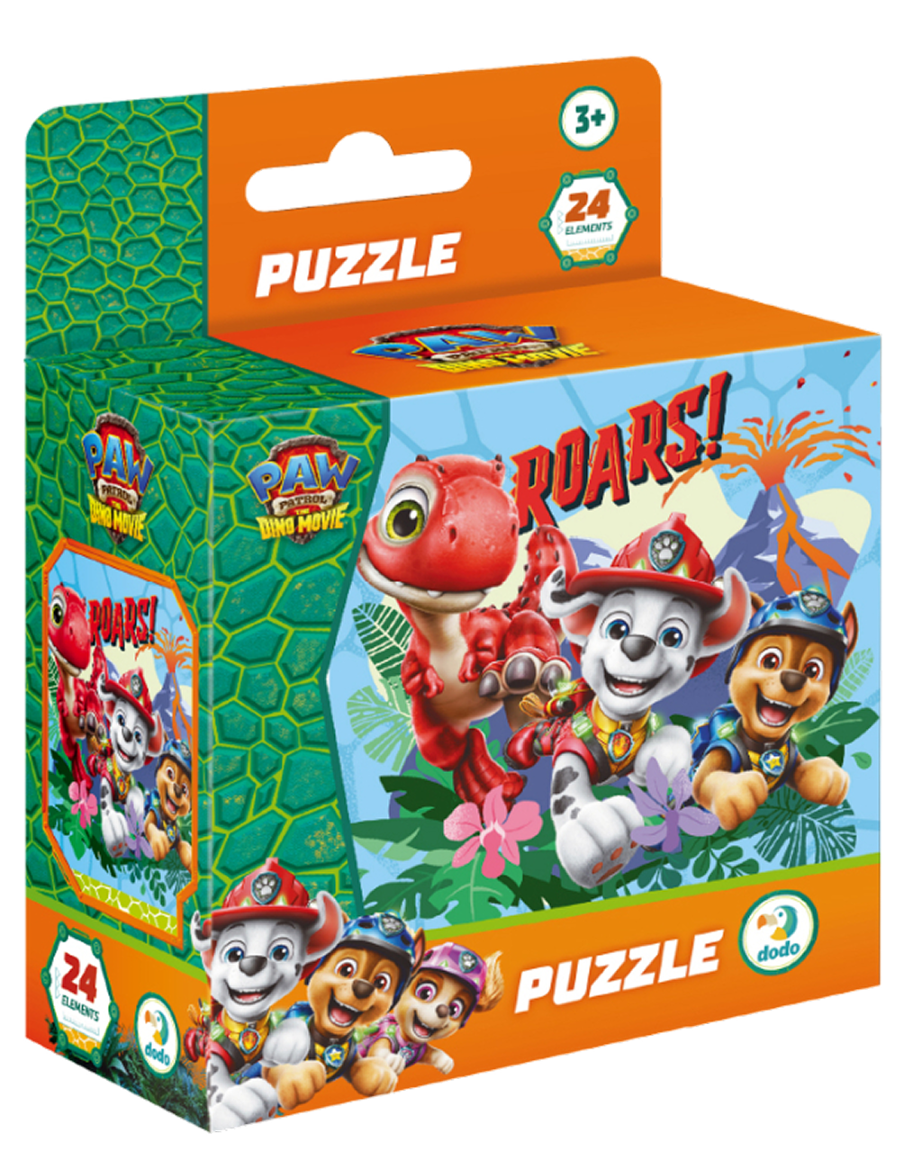 Пазл на 24 елементи Paw Patrol. Рев динозавра