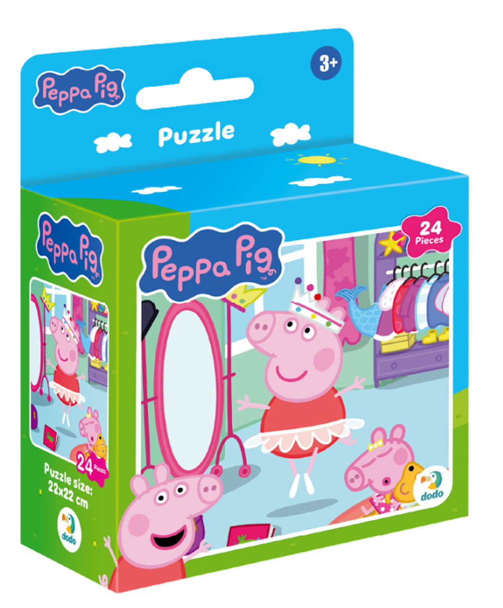 Пазл на 24 элемента Peppa Pig. Волшебное превращение