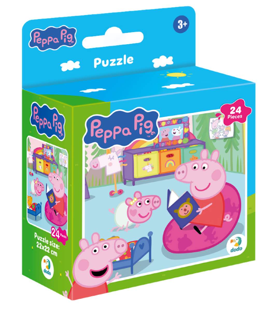 Пазл на 24 елементи Peppa Pig. Час історій