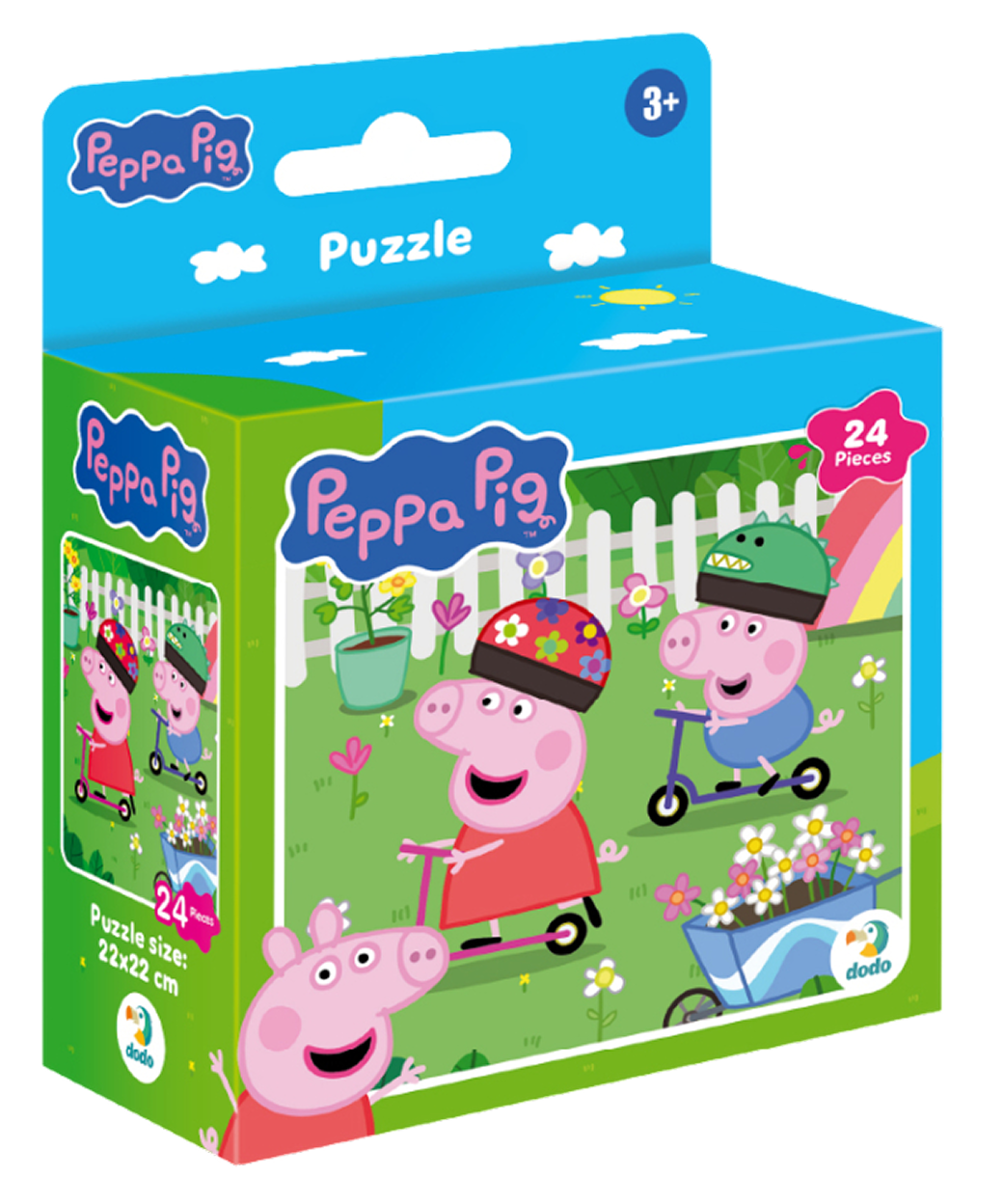 Пазл на 24 елементи Peppa Pig. Прогулянка на самокатах Пазл на 24 елементи Peppa Pig. Прогулянка на самокатах