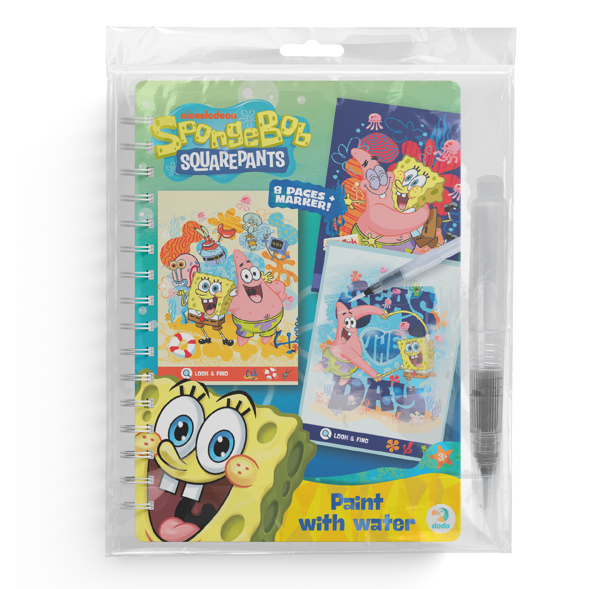 Водні розмальовки SpongeBob Водні розмальовки SpongeBob